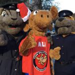 On December 4 ALI marched alongside Vancouver Police Department mascots in the 2016 Rogers Santa Claus Parade.