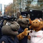 E-Comm walked alongside the Vancouver Police Department in the annual St. Patrick's Day Parade on March 13.