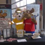 E-Comm hosted a public education booth at the New Westminster Fire & Rescue Services' 6th Annual Open House on October 13, 2012 at the Glenbrook Fire Hall. The event included live dispatch and auto extrication demos, equipment displays, the New West Firefighters' Charitable BBQ by donation and mascots Sparky the Fire Dog and ALI the 9-1-1 ambassador.