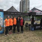 E-Comm had a great time at Collingwood Days in Vancouver with representatives from Collingwood Community Policing Centre and Crime Stoppers.