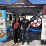E-Comm representatives at the May 11, 2018 emergency preparedness event at Canada Place in Vancouver. Photo credit: Michael Beck, BCIT News.