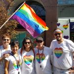 E-Comm staff members joined our partners at the VPD to march in the 2019 Vancouver Pride Parade.